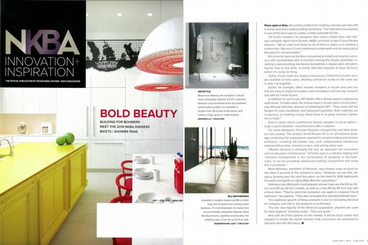 NKBA Innovation inspiration may june 2018 tabloid - shower wetstyle