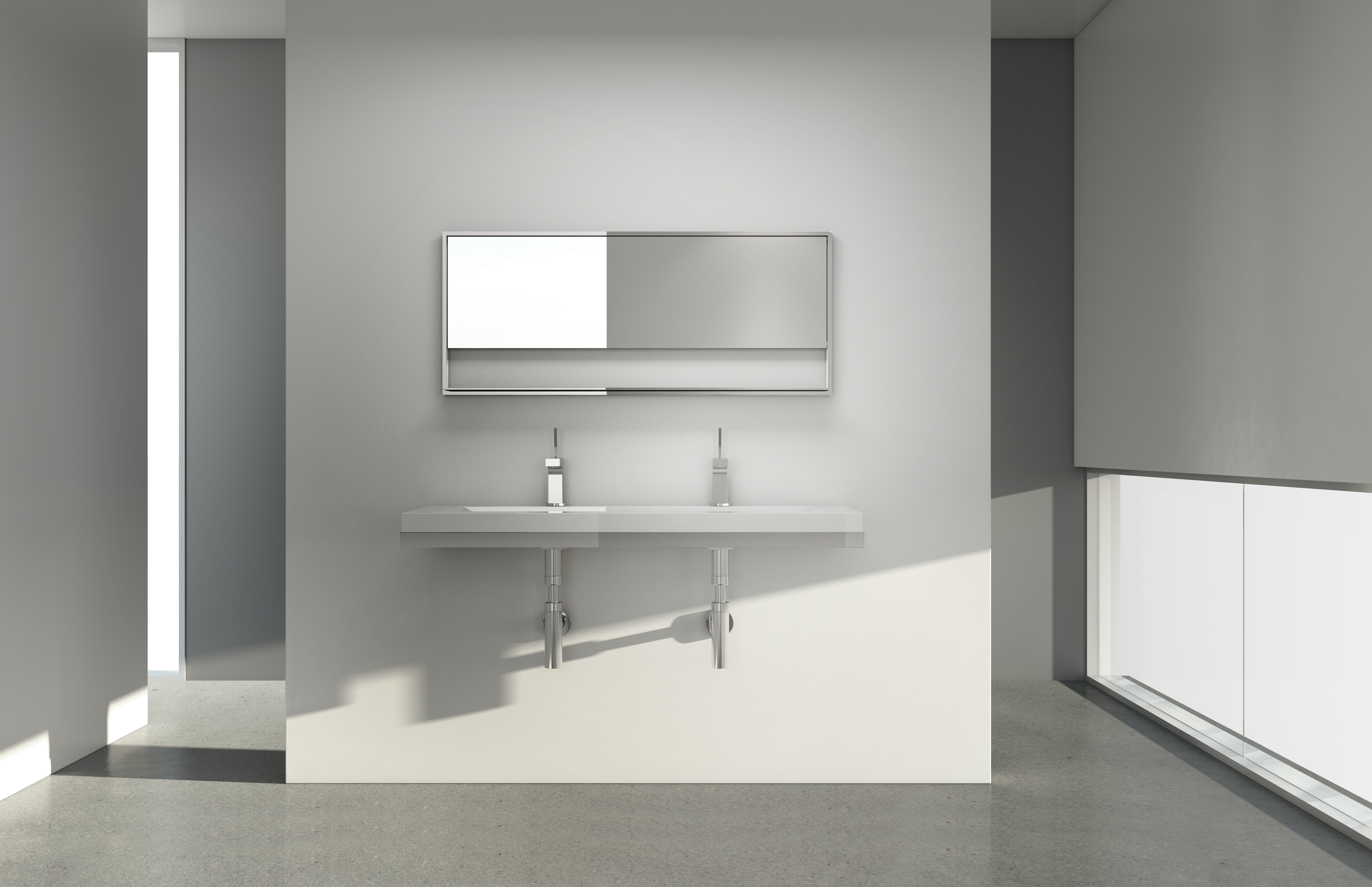 vanity mirror, bathroom mirror