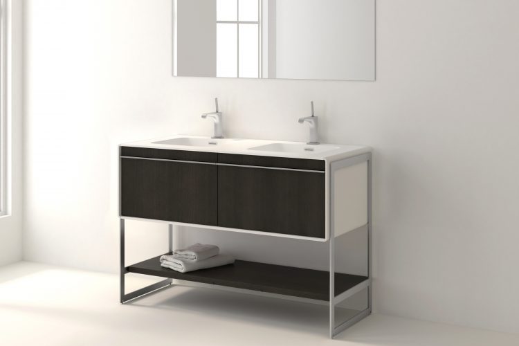 deco floor mount vanity