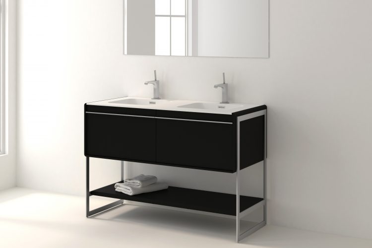 deco floor mount vanity