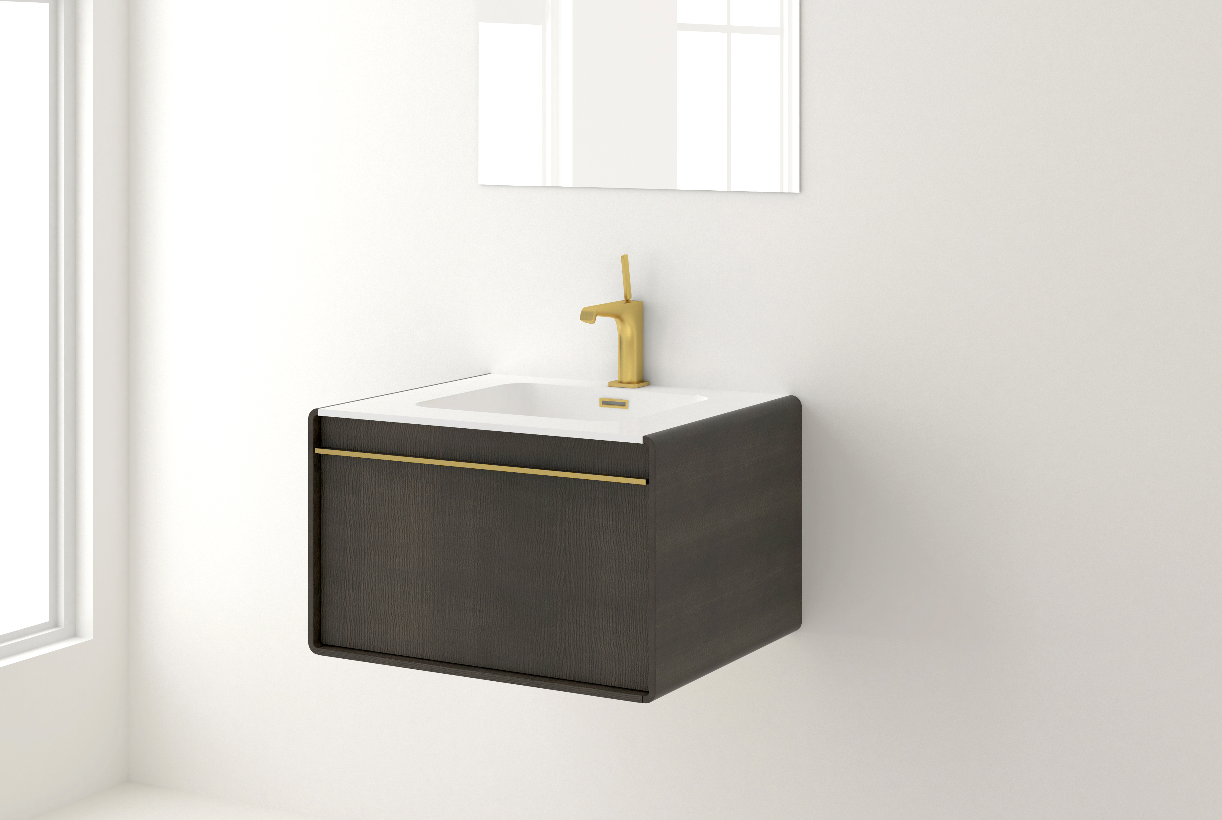 Wall-mount vanity