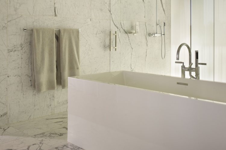 north beach residence project cube bathtub