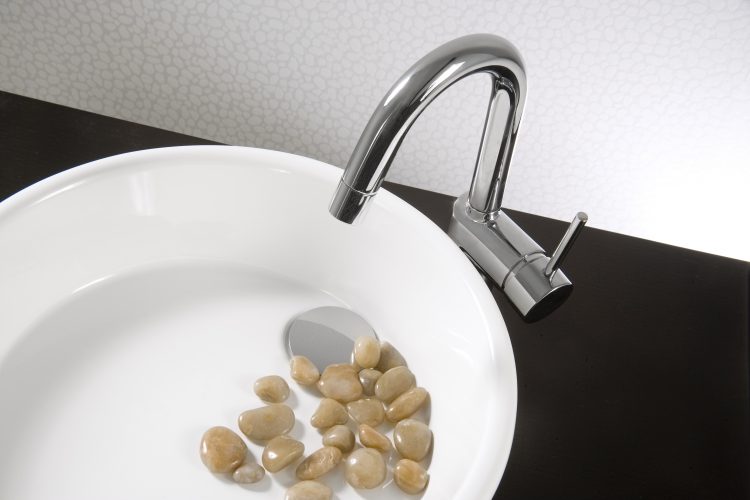 Vessel Sink, white finish, small oval, eco friendly.
