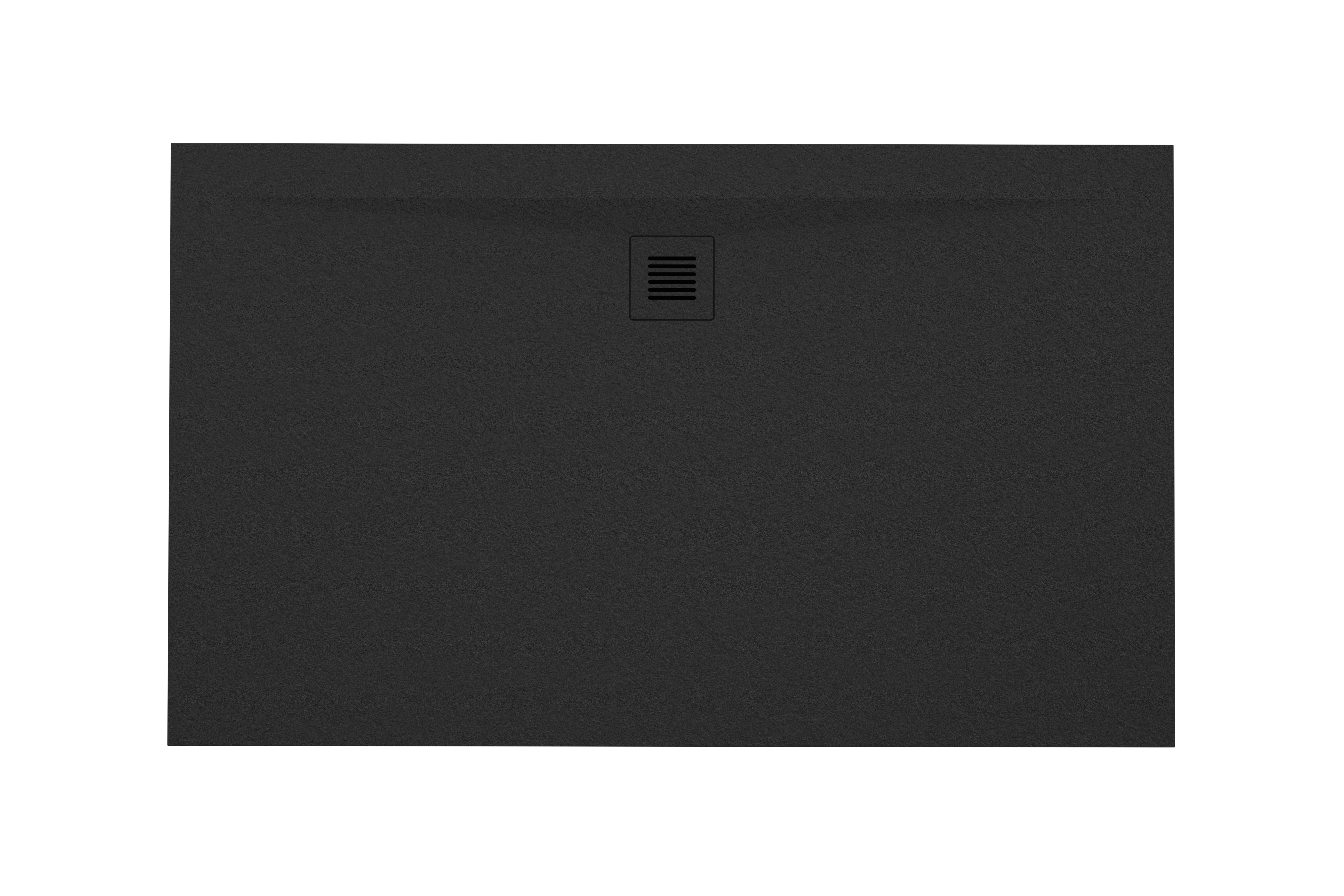Shower bases in concrete black, eco friendly, non slip