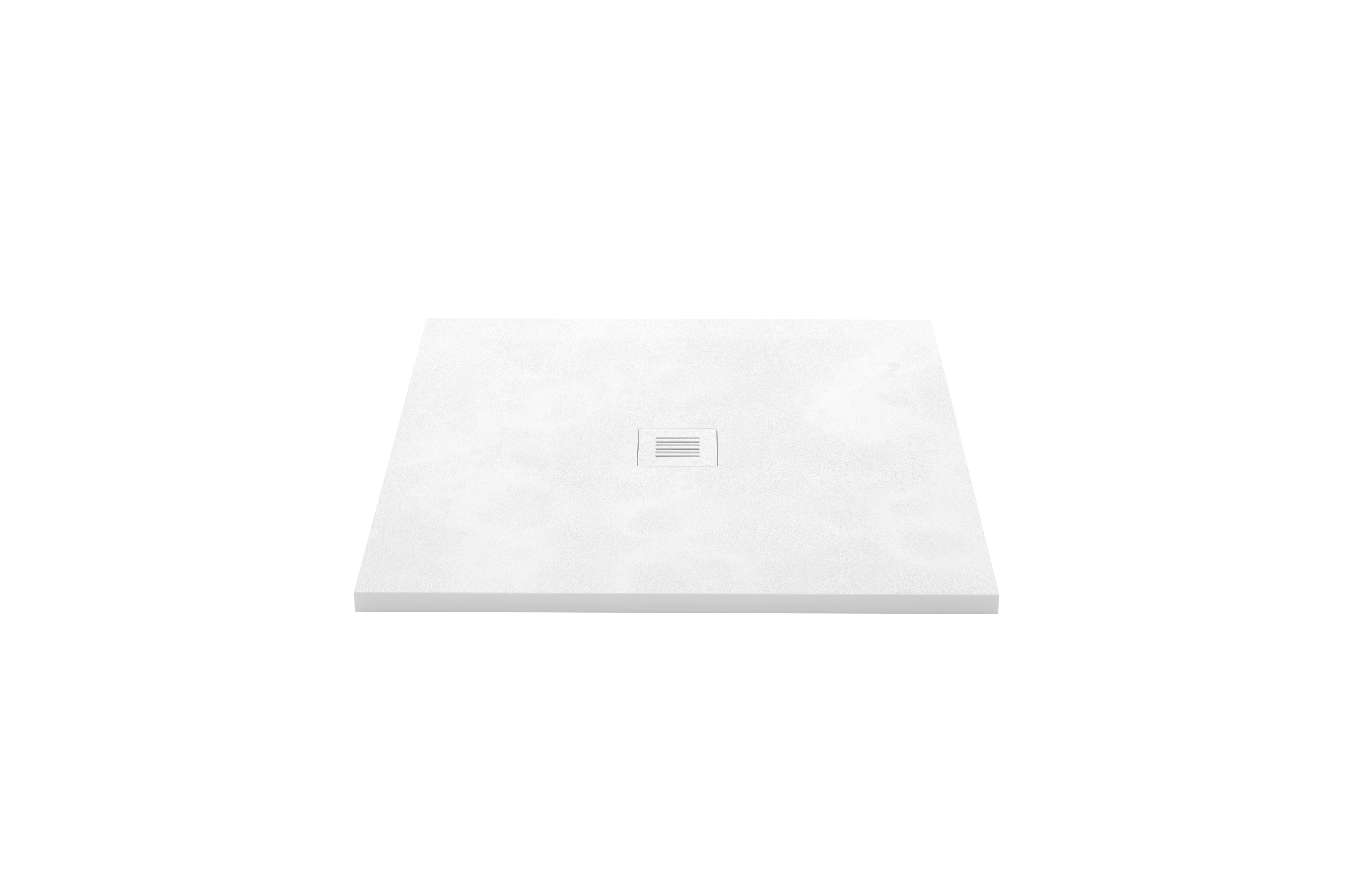 Shower bases in concrete white, eco friendly, non slip