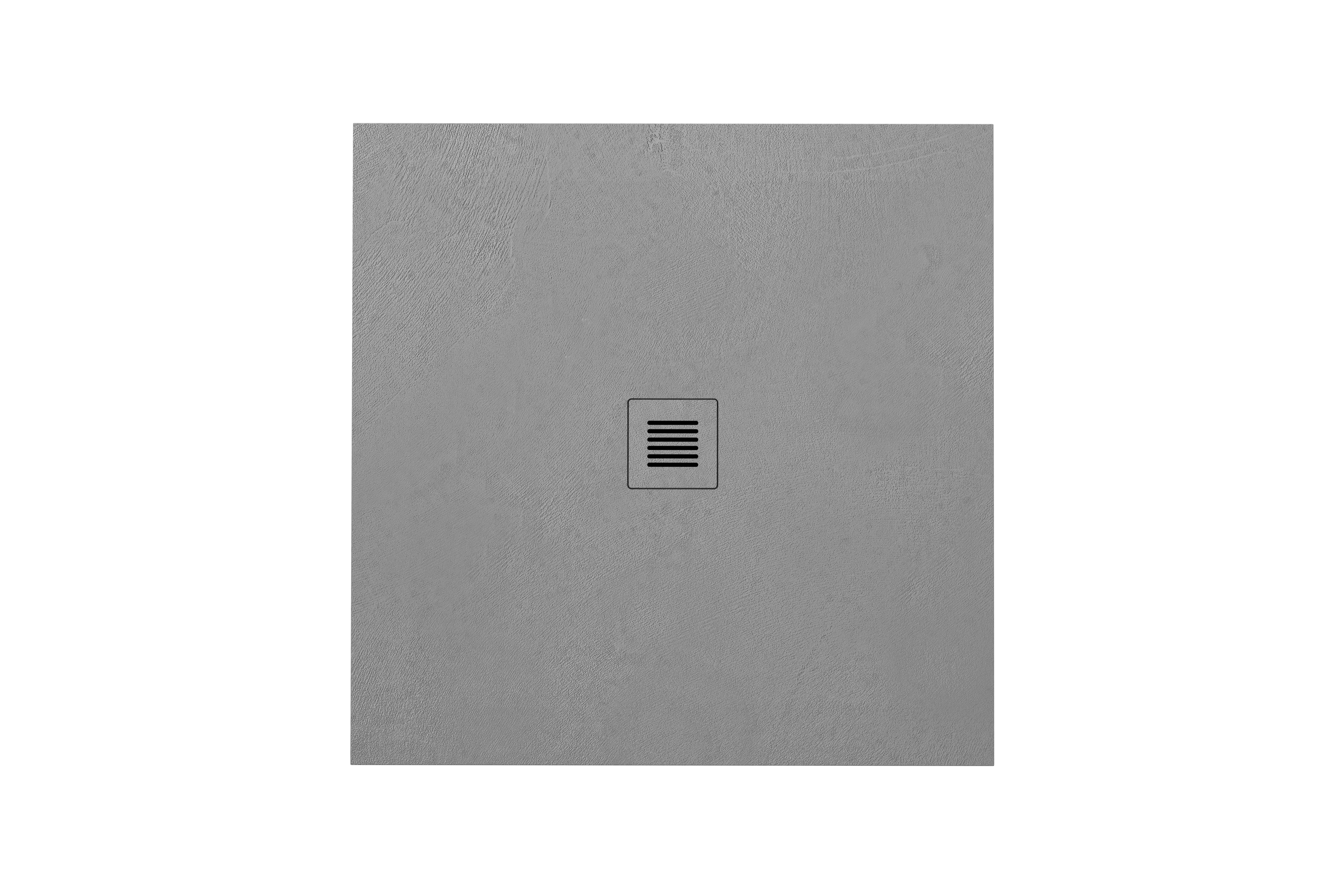 Shower bases in concrete gray, eco friendly, non slip
