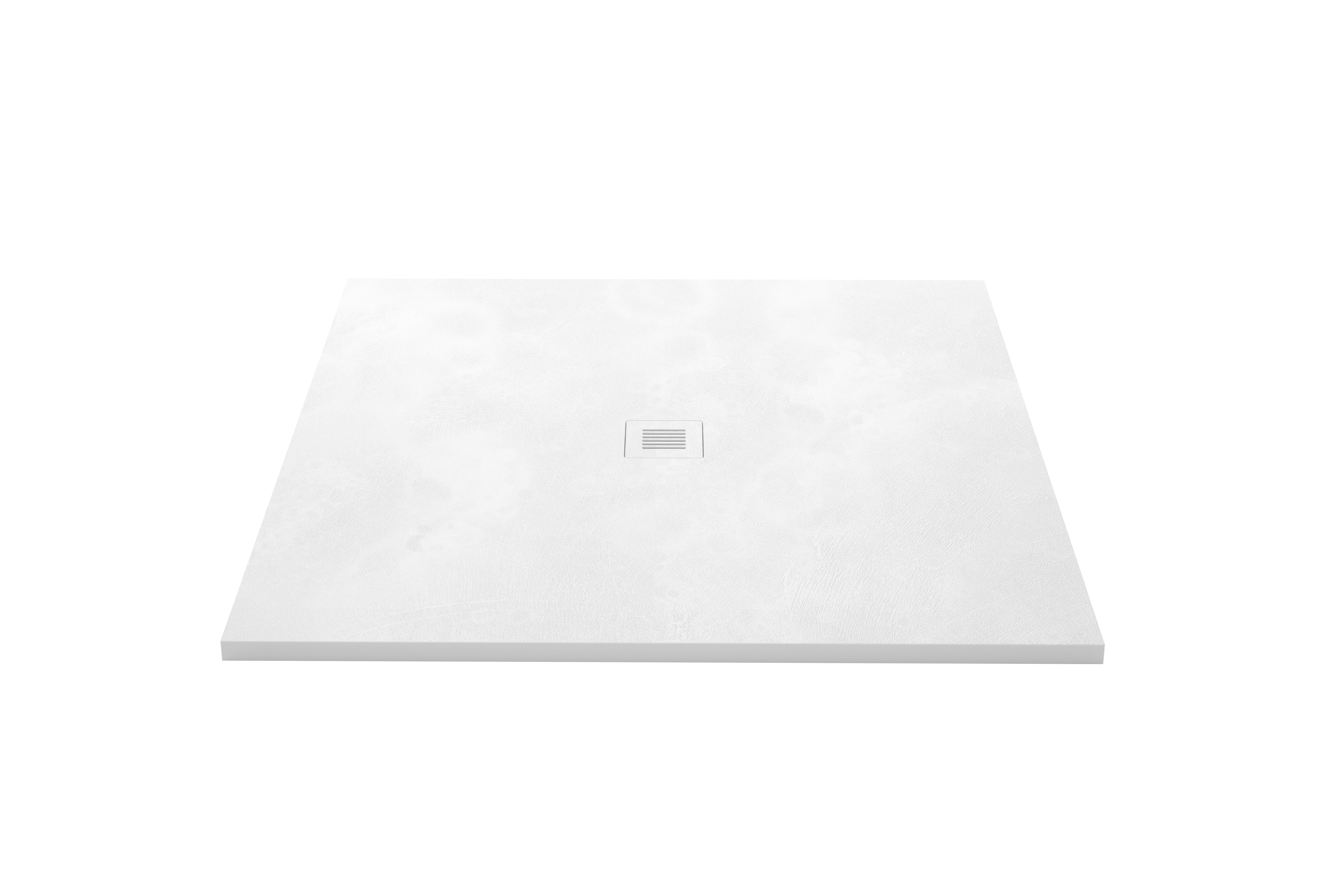 Shower bases in concrete white, eco friendly, non slip