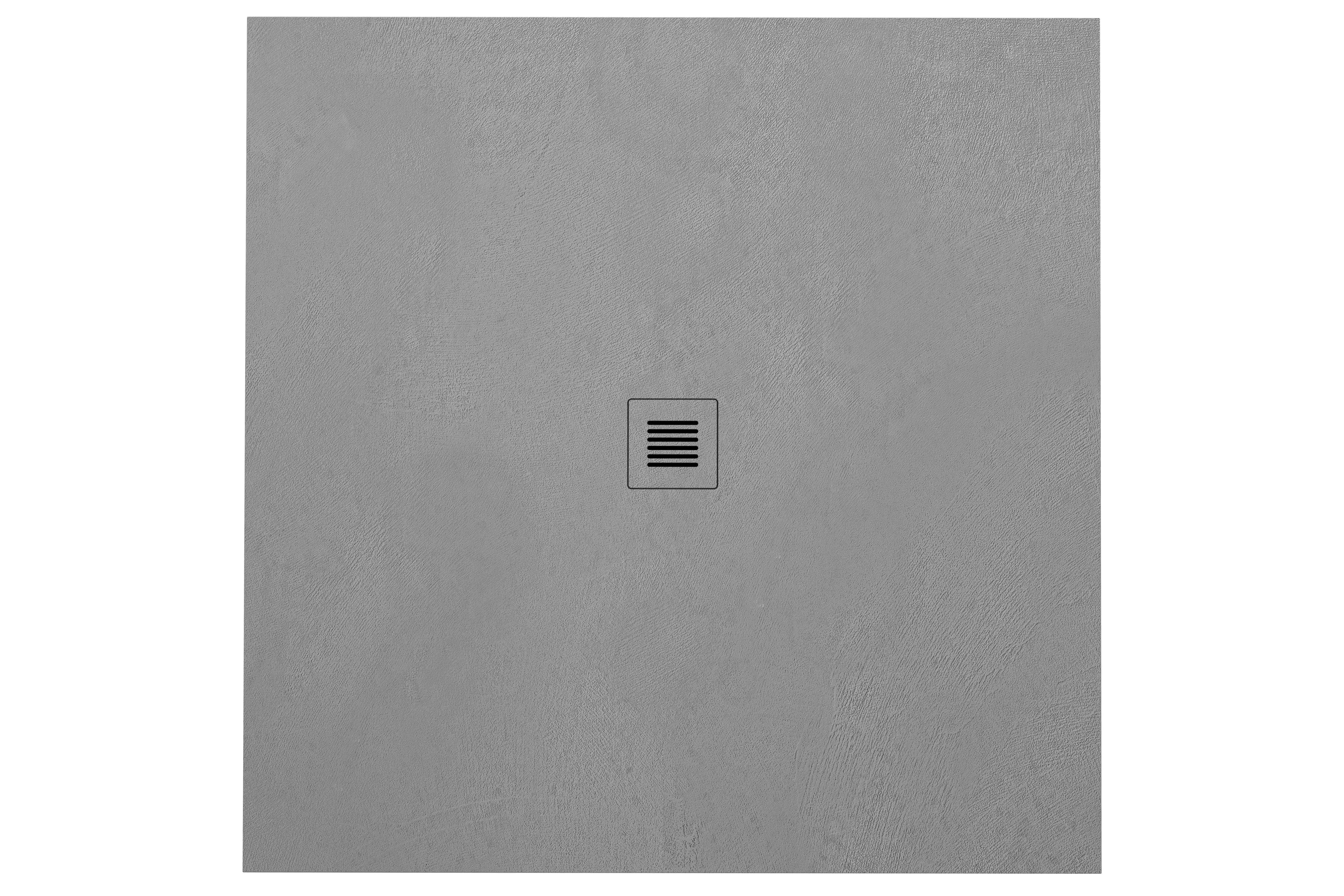 Shower bases in concrete gray, eco friendly, non slip
