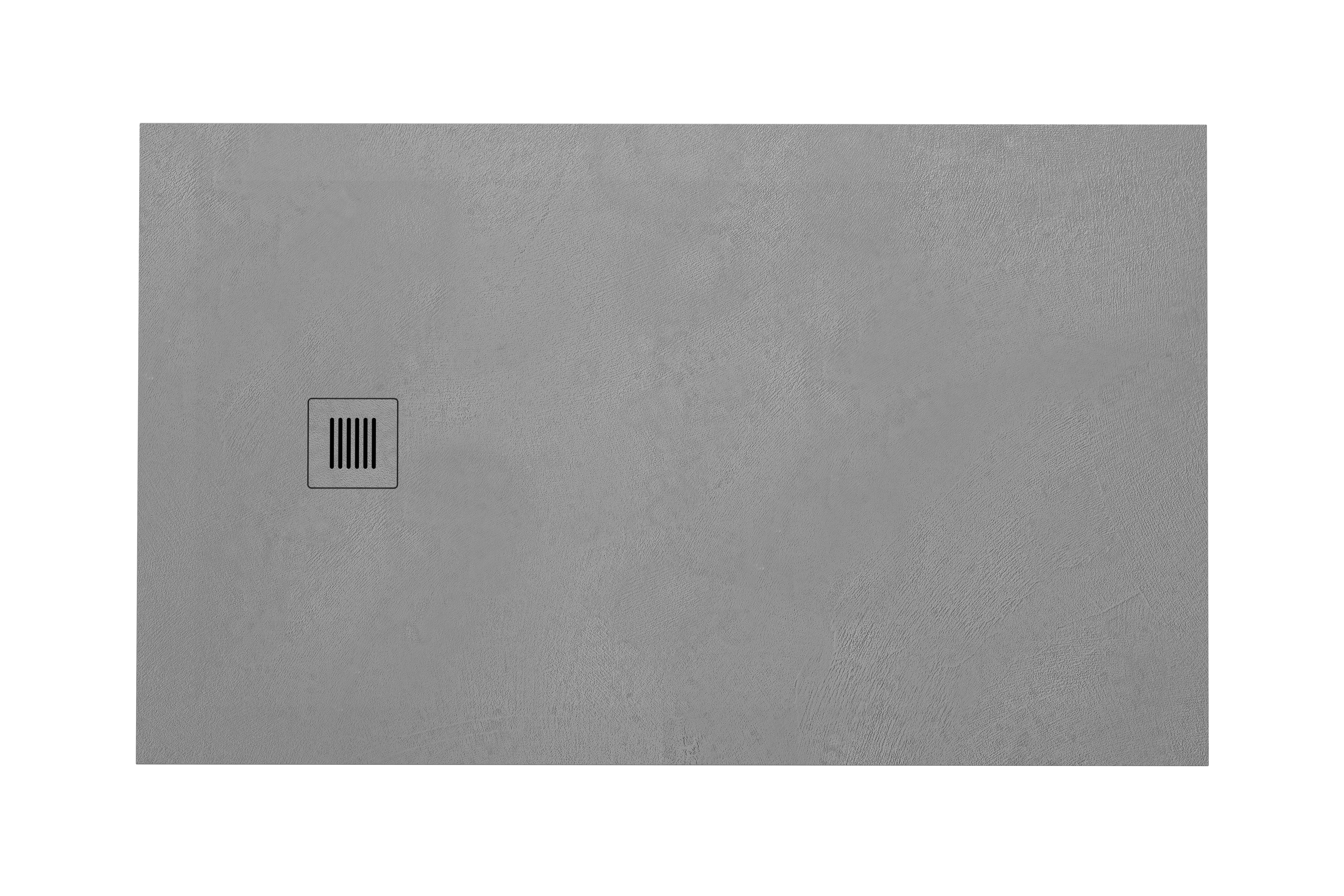 Shower bases in concrete gray, eco friendly, non slip
