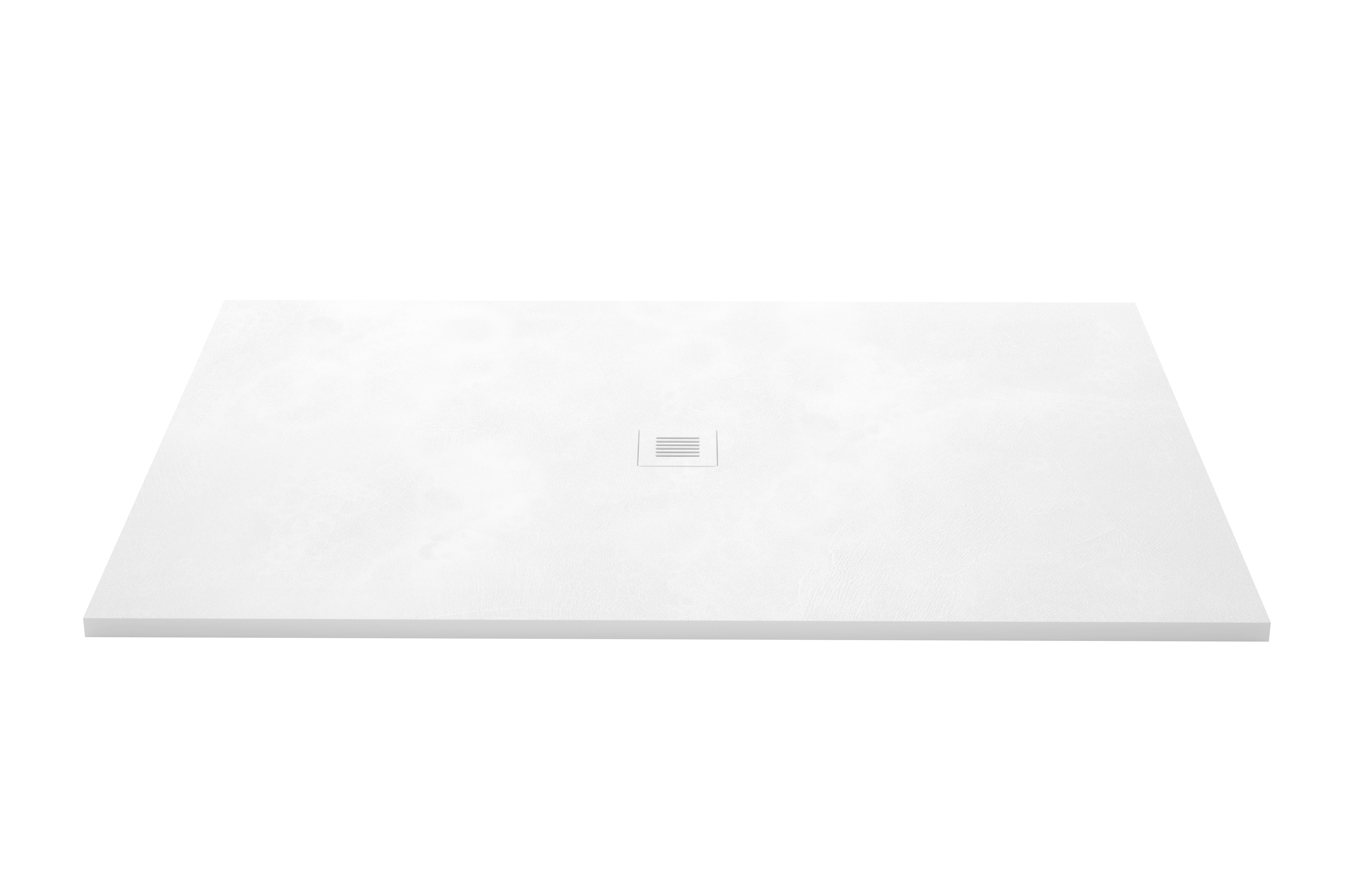 Shower bases in concrete white, eco friendly, non slip