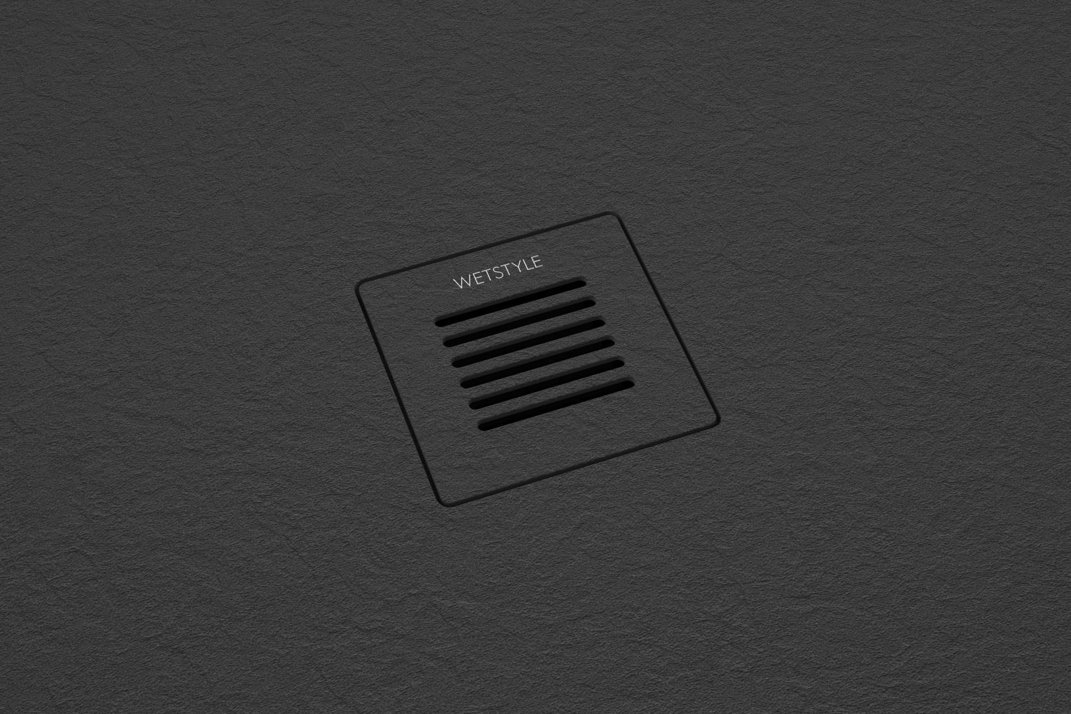 black shower tray