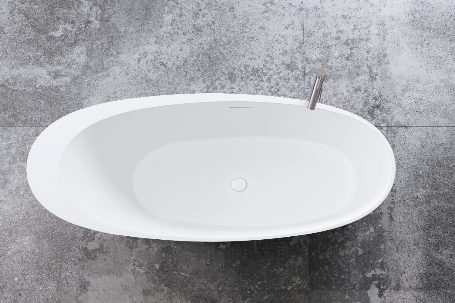 Eco friendly freestanding bathtubs, high gloss white finish